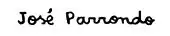 signature de José Parrondo