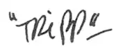 signature de Jean-Louis Tripp