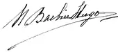signature de Marie-Clotilde Barbier-Hugo