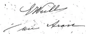 signature d'Eugénie Weill