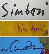 signature de Nicola Simbari