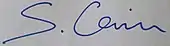 Signature de Sorin Cerin