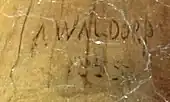 signature d'Anthonie Waldorp