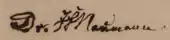 signature de Johann Friedrich Naumann