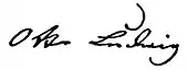 signature d'Otto Ludwig (écrivain)