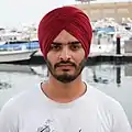 Dans le sikhisme, le turban est un signe religieux identitaire (Punjab, 2017)