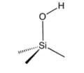 Formule chimique d'un groupe silanol