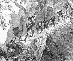 Voyage en silla, au Chiapas, aux alentours de 1840