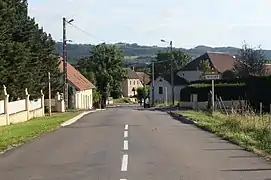 Entrée du village.