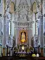 Icône de la Vierge à l'enfant dans la basilique.