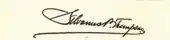 signature de Silvanus P. Thompson