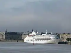 Accueil des navires de croisière.