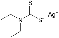 Image illustrative de l’article Diéthyldithiocarbamate d'argent