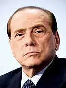 Silvio Berlusconi, ex-président du Conseil en Italie,- Italie -