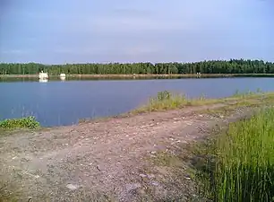 Le lac de Silvola.