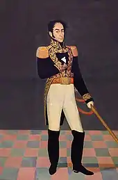 Portrait de Simón Bolívar par José Gil de Castro