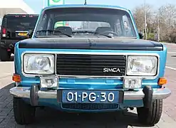 Face avant de la Rallye 2 de juillet 1976 et après