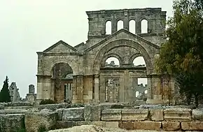 Église Saint-Siméon-le-Stylite, mont Siméon, Syrie, Ve siècle.