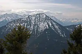 Le Simetsberg vu du nord.