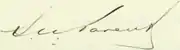 Signature de Simon-Napoléon Parent
