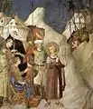 Le renoncement de saint Martin par Simone Martini