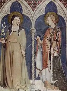 Sainte Claire et Sainte Élisabeth de Hongrie