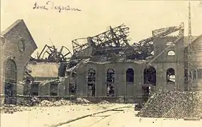 La fosse Déjardin après la Première Guerre mondiale.