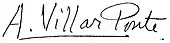 signature d'Antón Villar Ponte