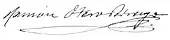 signature de Ramón Otero Pedrayo