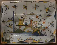 Décor dans le style chinois, production de 1745,