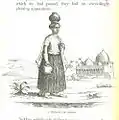 Femme dans un choli sindi en 1845