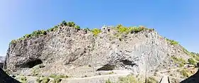 Vue partielle de la gorge de Garni en 2009.