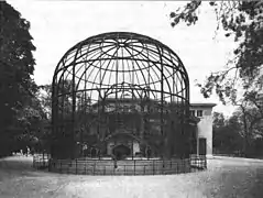 La rotonde est de la singerie en 1934.