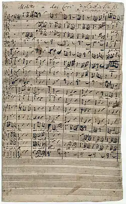 Image illustrative de l’article Singet dem Herrn ein neues Lied (BWV 225)