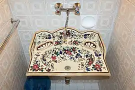 Lavabo au Théâtre national croate de Zagreb en Croatie