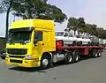 Un camion Sinotruk Howo 10x10 en Iran