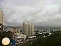 Vue de Beyrouth depuis les hauteurs du jardin de Sioufi