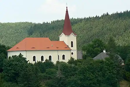 Šipín : église Sainte-Barbara.