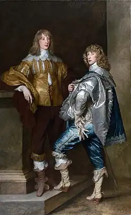 Lord John Stuart et son frère, lord Bernard Stuart, vers 1638, National Gallery