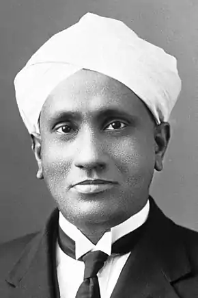 Description de l'image Sir CV Raman.JPG.