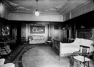 La chambre de Sir Henry Pellatt (vers 1917)