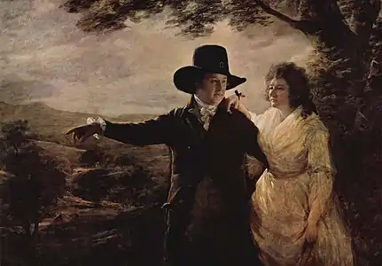 Portrait de sir John et Lady Clerk par Henry Raeburn (v. 1790).
