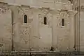 Colonnes originales d’un temple grec, intégrées dans un mur de la cathédrale de Syracuse.