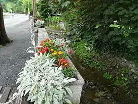 Le ruisseau de Gouhouron, qui traverse le village de Siradan.