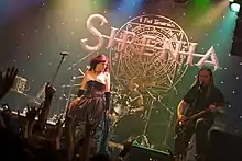 Sirenia en concert à São Paulo en mars 2010.