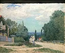 Route de Louveciennes (1873-1874), Bruxelles, musées royaux des beaux-arts de Belgique.