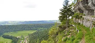 Le site naturel de la Grande cave.