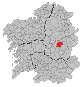Localisation de Sarria