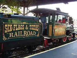 Six Flags Railroad à Six Flags Over Texas