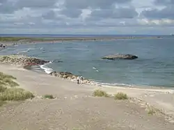 Ålbæk Bugt, côte est de la pointe de Grenen